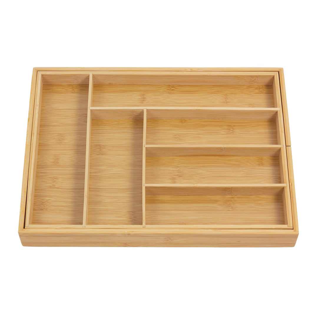 GreenBlue proširivi organizator bambusovog pribora za jelo, 325–500 × 430 × 45 mm, GB379
