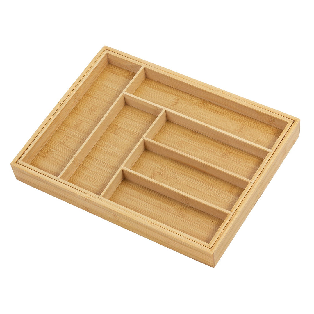 GreenBlue proširivi organizator bambusovog pribora za jelo, 325–500 × 430 × 45 mm, GB379