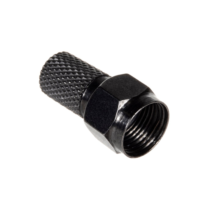 Maclean satelitski F konektor, TV sustav, RG5.9, RG6, 6,8 mm, nikl s brtvom, profesionalni, crni, MCTV-903, 100 kom.