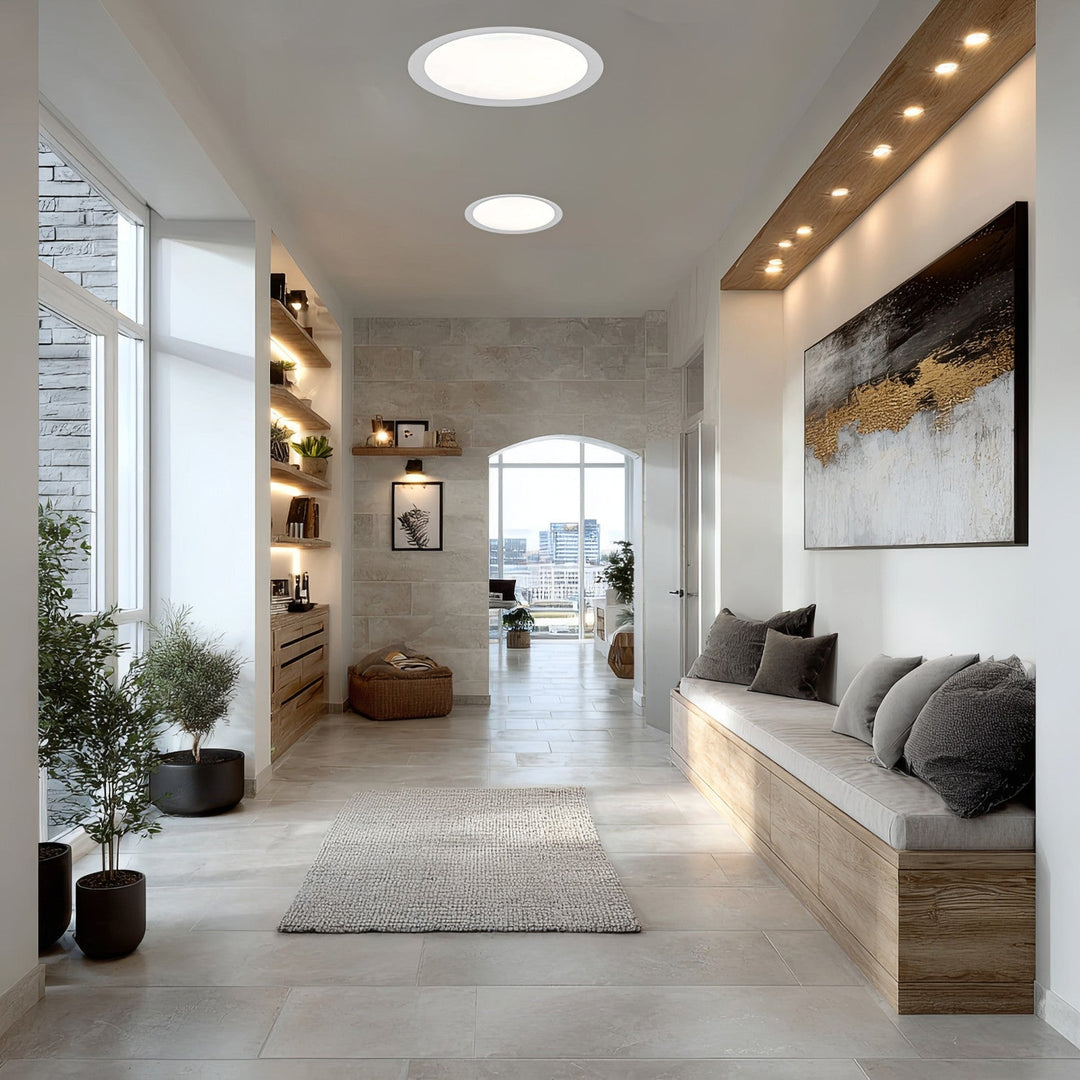 LED stropni panel Maclean, ugradbeni SLIM, 18 W, neutralno bijela 4000 K, 170 × 26 mm, 1900 lm, MCE372 R