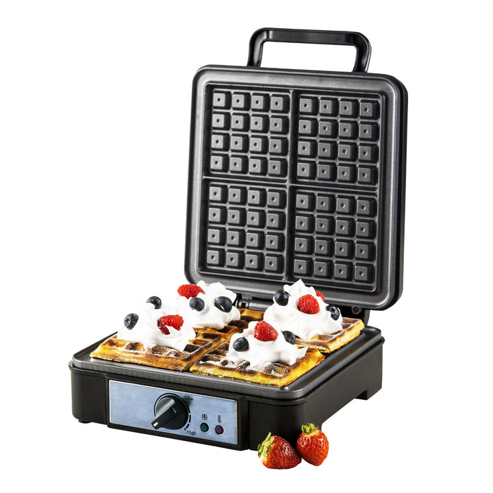 Adler aparat za vafle, za 4 vafla, kontrola temperature, 1800 W, AD 3049