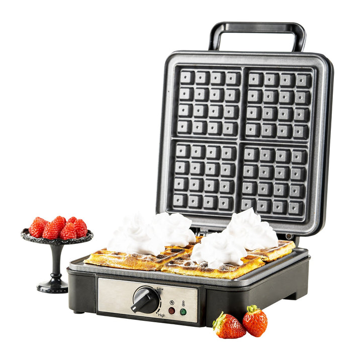 Adler aparat za vafle, za 4 vafla, kontrola temperature, 1800 W, AD 3049