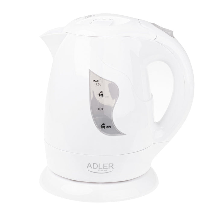 Adler bežični čajnik, 850 W, 1 l, bijeli, AD 08 in