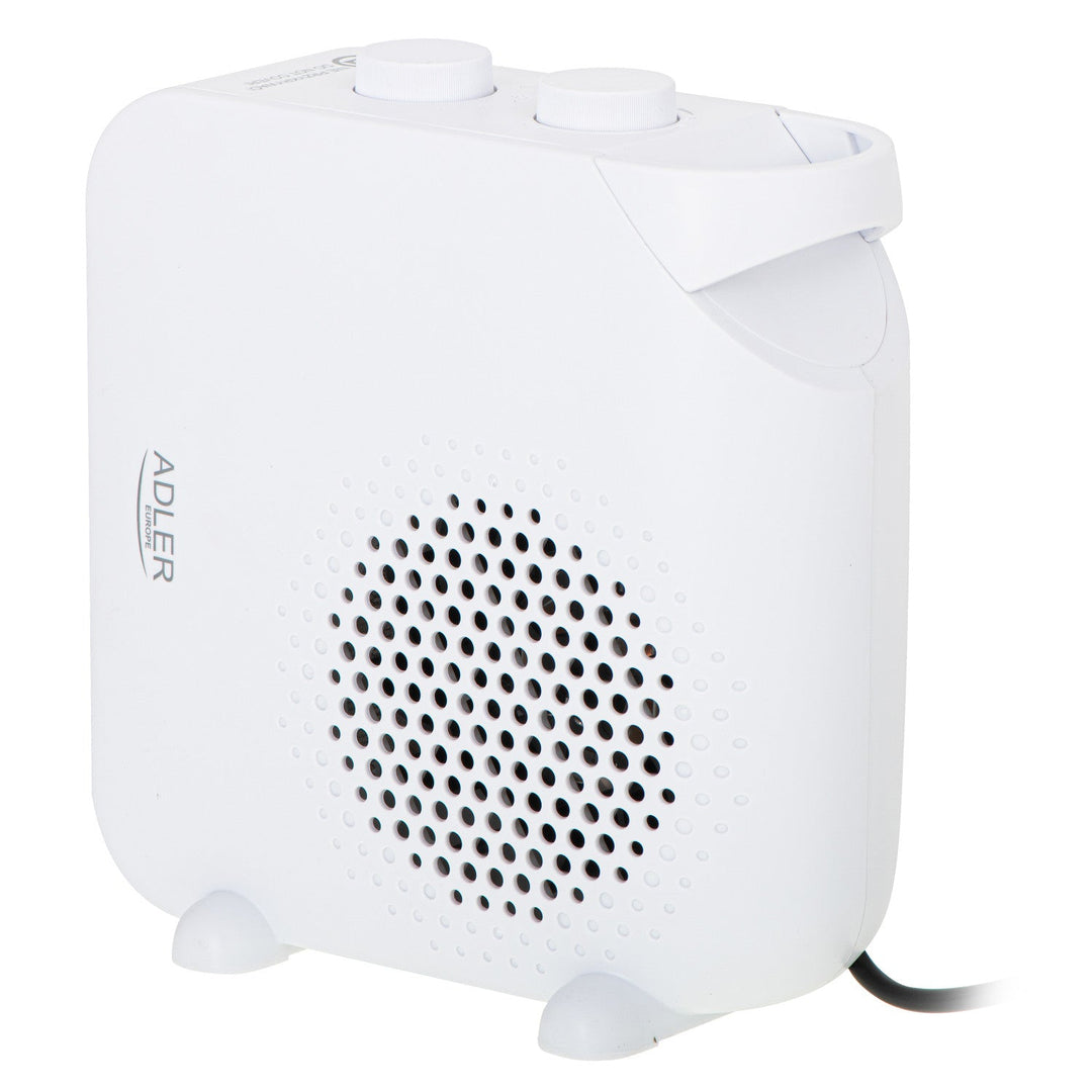 Adler radijator s ventilatorom, dvostruka funkcija, hladan zrak, 2000 W, bijela, AD 7725