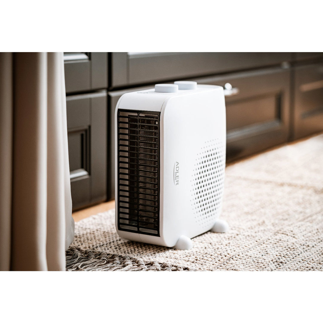 Adler radijator s ventilatorom, dvostruka funkcija, hladan zrak, 2000 W, bijela, AD 7725