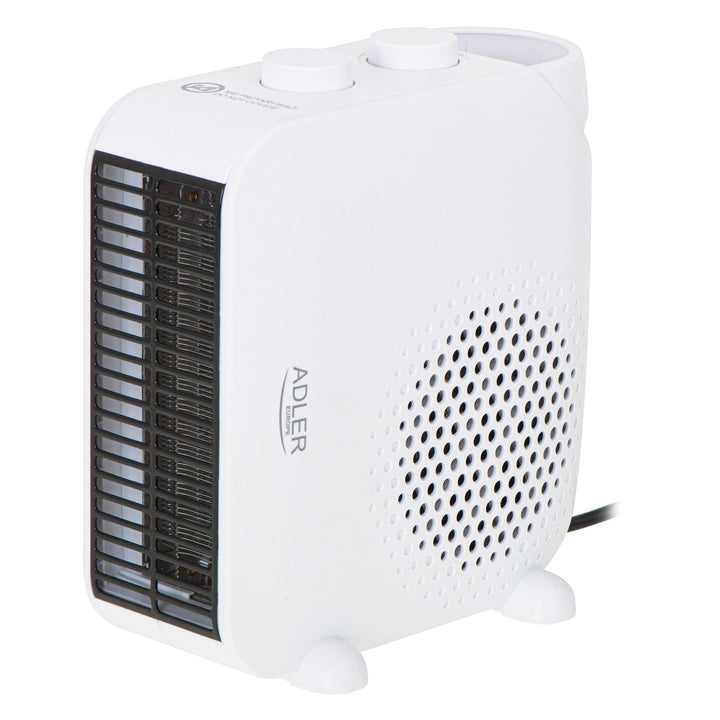 Adler radijator s ventilatorom, dvostruka funkcija, hladan zrak, 2000 W, bijela, AD 7725
