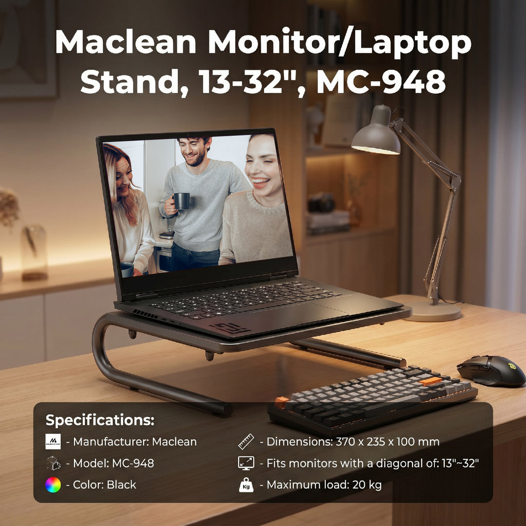 Maclean stalak za monitor/laptop, 13-32", MC-948