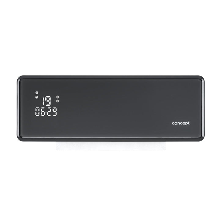 Koncept keramičkog grijača, zidni, LED zaslon, tajmer, sivi, QH4100