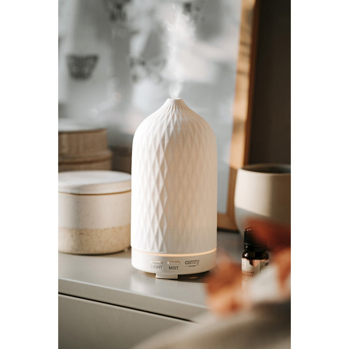 Camry CR 7970 ultrazvučni keramički aroma difuzor, 100 ml, ambijentalno svjetlo