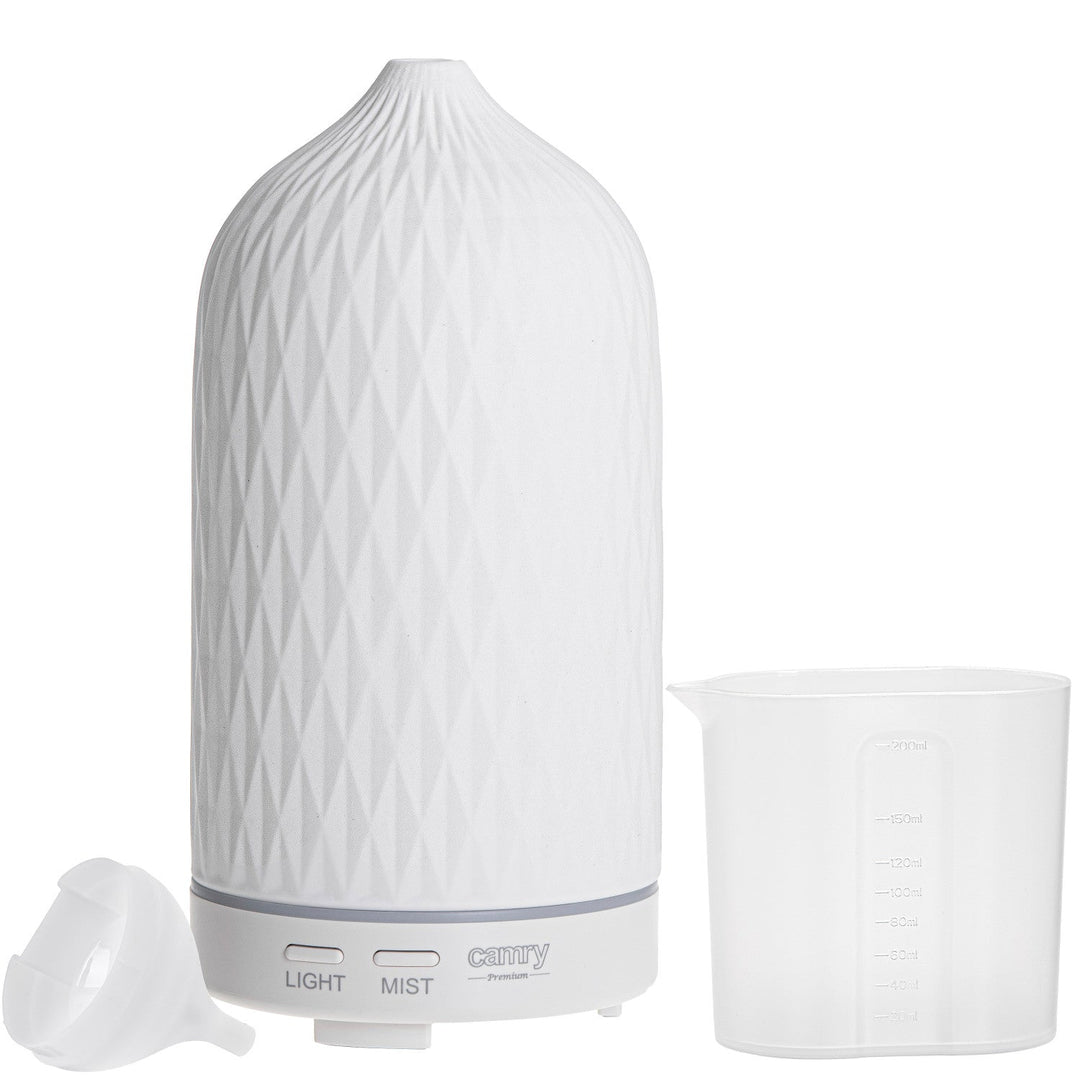 Camry CR 7970 ultrazvučni keramički aroma difuzor, 100 ml, ambijentalno svjetlo