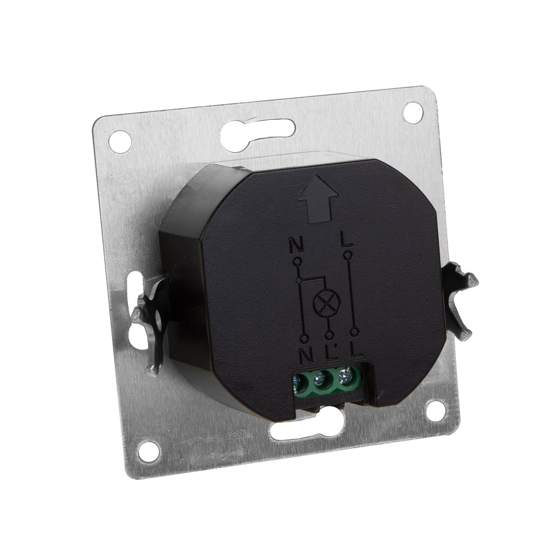 Maclean kratkodometni PIR senzor, domet 5–6 cm, za ugradnju u ravnini, maksimalno opterećenje 1200 W, MCE313 W