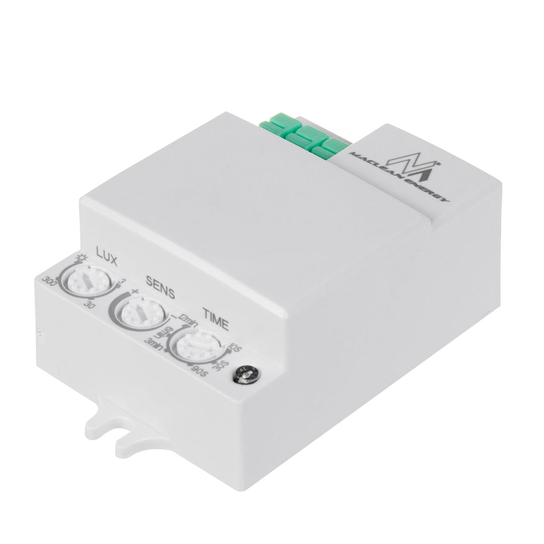 Maclean mikrovalni senzor pokreta, domet 8 m, maksimalno opterećenje 1200 W, IP20, 5,8 GHz, MCE316