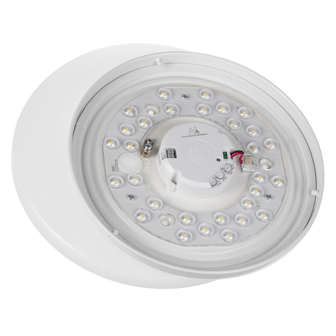Maclean LED stropna lampa sa senzorom, 5,8 GHz mikrovalni senzor, 4000 K, 12 W, 950 lm, IP44, MCE347