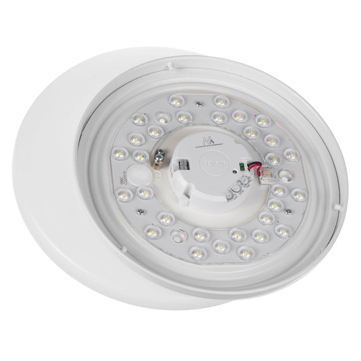 Maclean LED stropna lampa sa senzorom, 5,8 GHz mikrovalni senzor, 4000 K, 12 W, 950 lm, IP44, MCE347