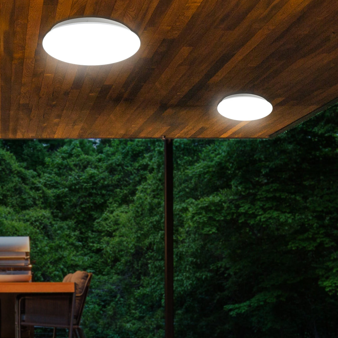 Maclean LED stropna lampa sa senzorom, 5,8 GHz mikrovalni senzor, 4000 K, 12 W, 950 lm, IP44, MCE347