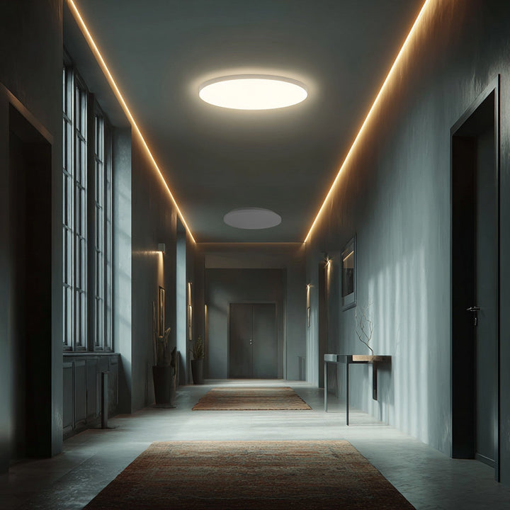Maclean LED stropna lampa sa senzorom, 5,8 GHz mikrovalni senzor, 4000 K, 12 W, 950 lm, IP44, MCE347