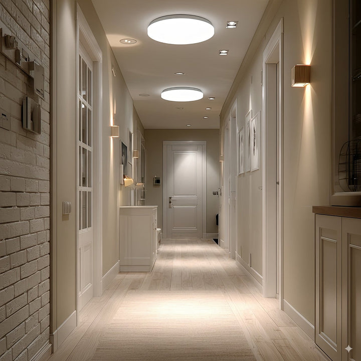 Maclean LED stropna lampa sa senzorom, 5,8 GHz mikrovalni senzor, 4000 K, 12 W, 950 lm, IP44, MCE347