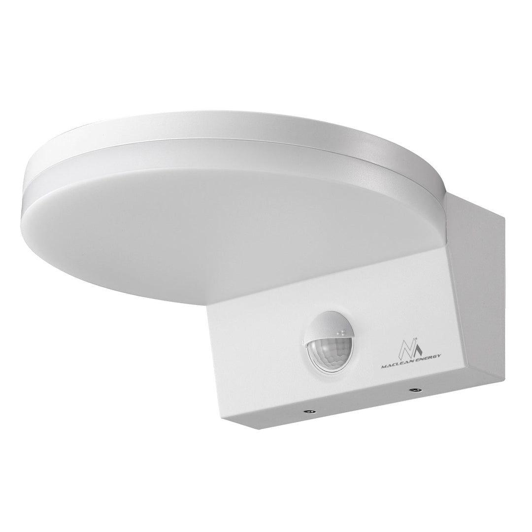 Maclean LED lampa s senzorom pokreta, PIR senzor pokreta, bijela, 15 W, IP65, 1560 lm, neutralno bijela boja (4000 K) MCE344 W