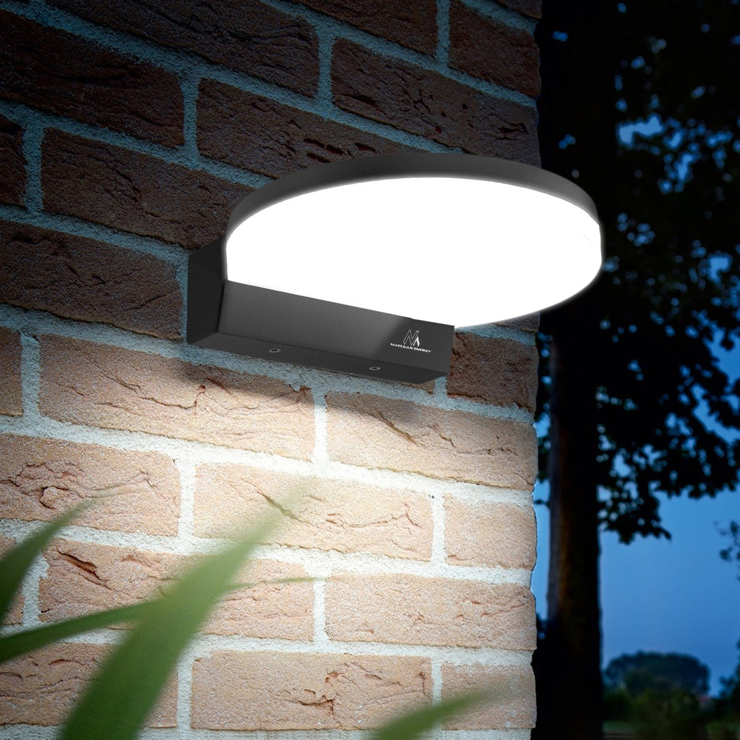Maclean LED lampa, crna, 15 W, IP65, 1300 lm, neutralno bijela boja (4000 K) MCE346 B