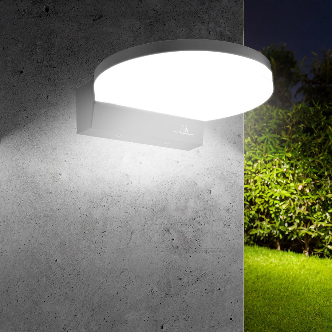 Maclean LED lampa, siva, 15 W, IP65, 1300 lm, neutralno bijela boja (4000 K) MCE346 GR