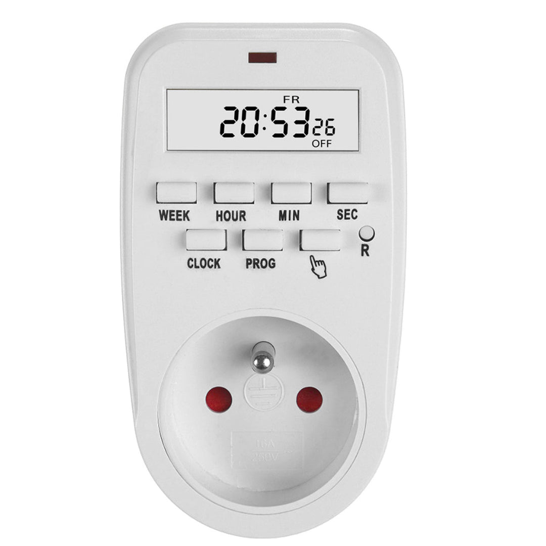 Timer prekidač - GreenBlue digitalni tajmer, maksimalno opterećenje 16 A, IP20, GB362 E