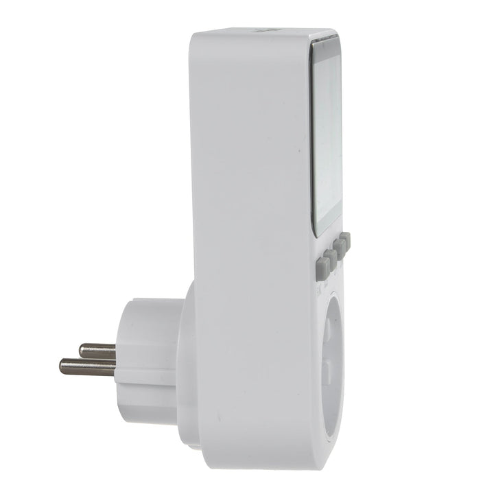 GreenBlue energetski brojilo, vatmetar, tip F, 220-240 V AC, 50 Hz, maksimalno opterećenje 16 A, IP20, ugrađena baterija, GB364 F