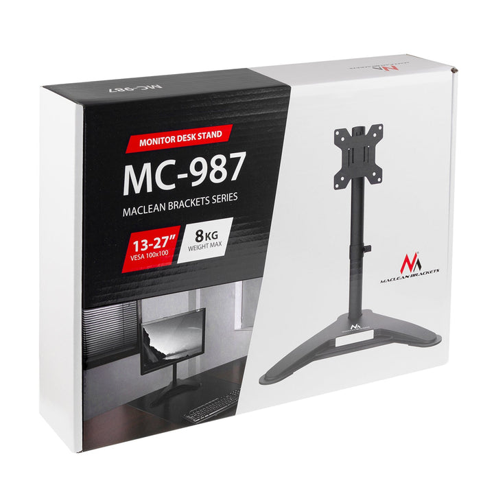 Maclean nosač za monitor, max. VESA 100x100, 13-27", 8 kg, MC-987