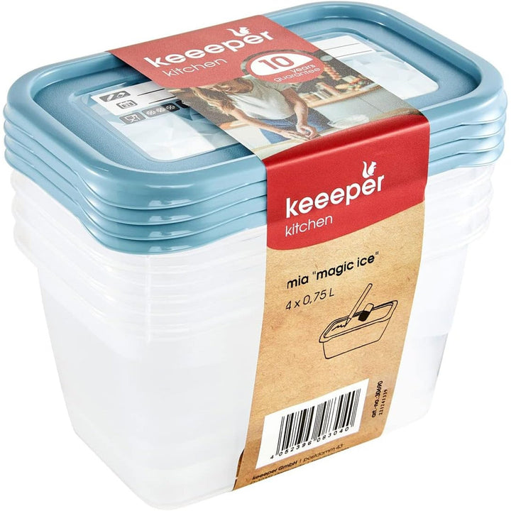 Set od 4 posude za hranu Mia Magic Ice Keeeper 750 ml