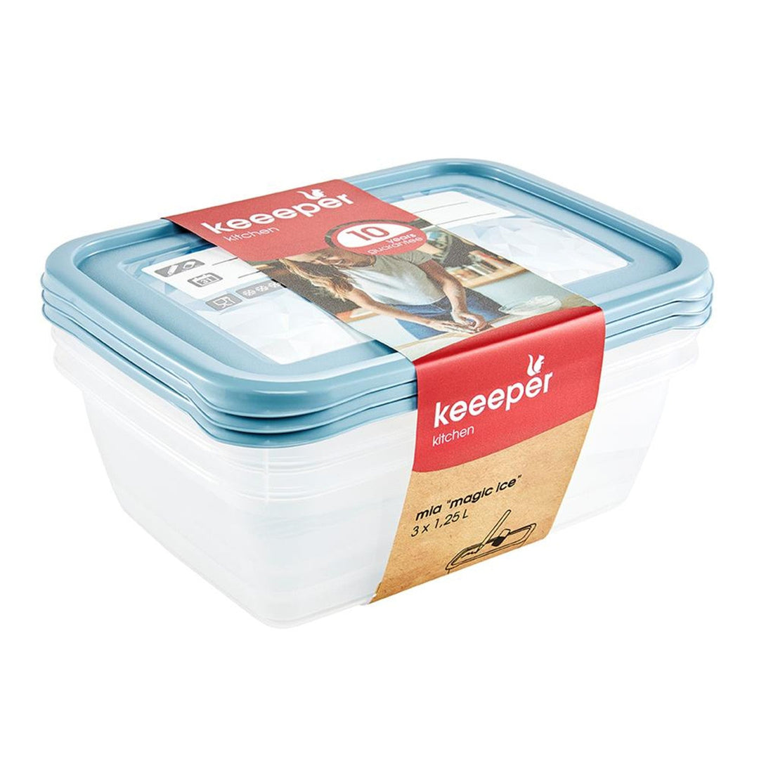 Set od 3 posude za hranu, 1250 ml, Mia Magic Ice Keeper