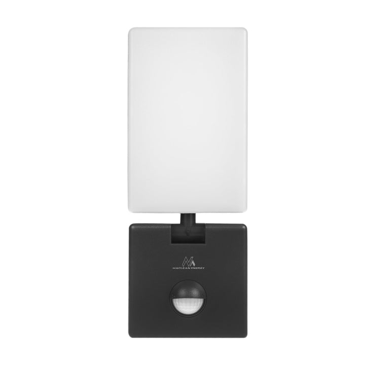 LED lampa s PIR senzorom pokreta, crna, 10 W, IP65, 800 lm, 4000 K