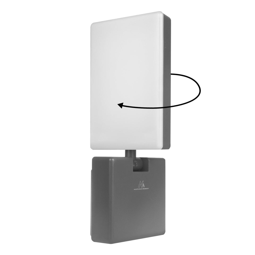 Maclean LED lampa, siva, 10W, 700lm, IP65, neutralno bijela, 4000K
