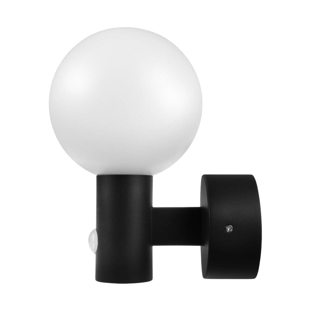 Maclean PIR LED lampa s pokretnim senzorom, crna, 15 W, IP65, 1600 lm, 4000 K