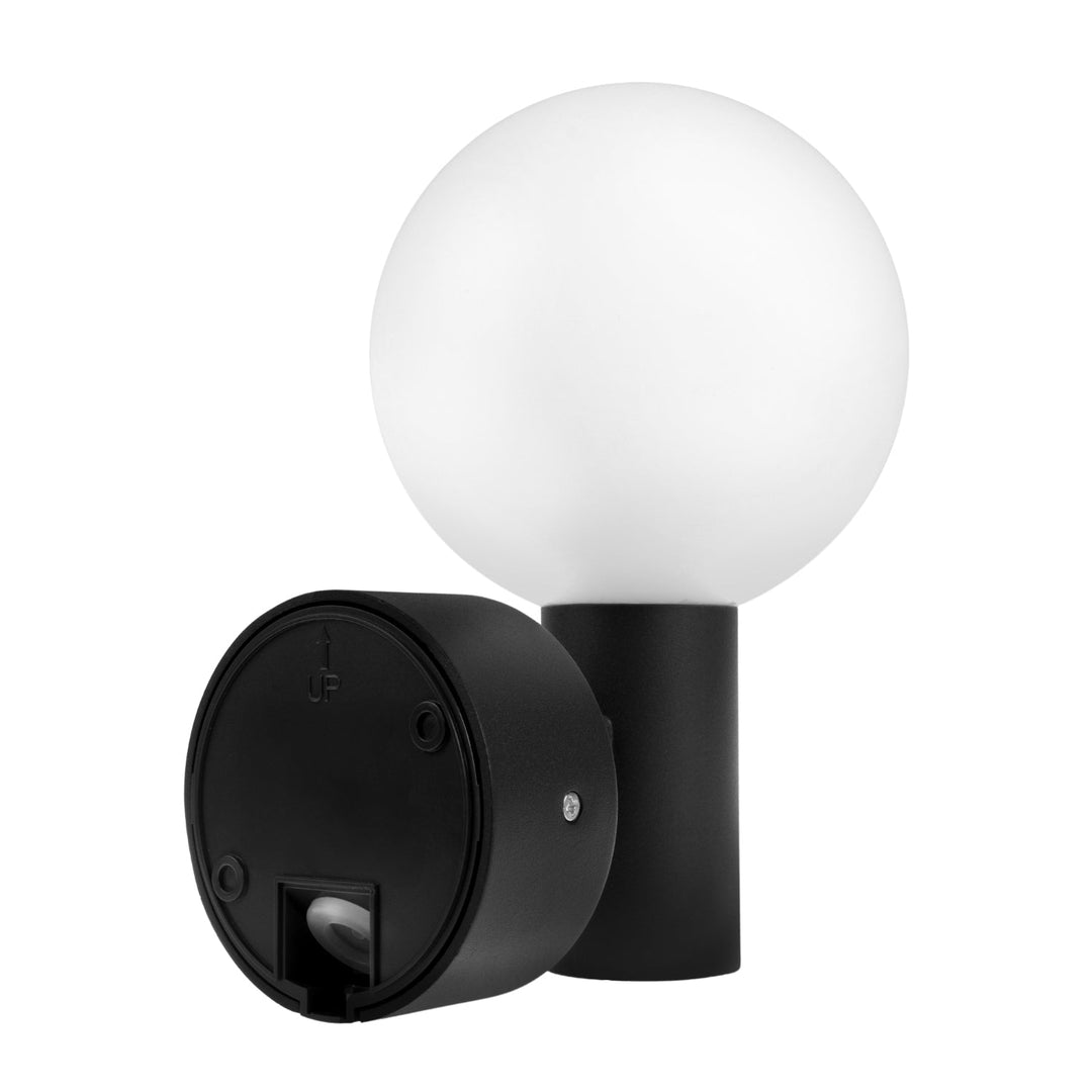 Maclean PIR LED lampa s pokretnim senzorom, crna, 15 W, IP65, 1600 lm, 4000 K