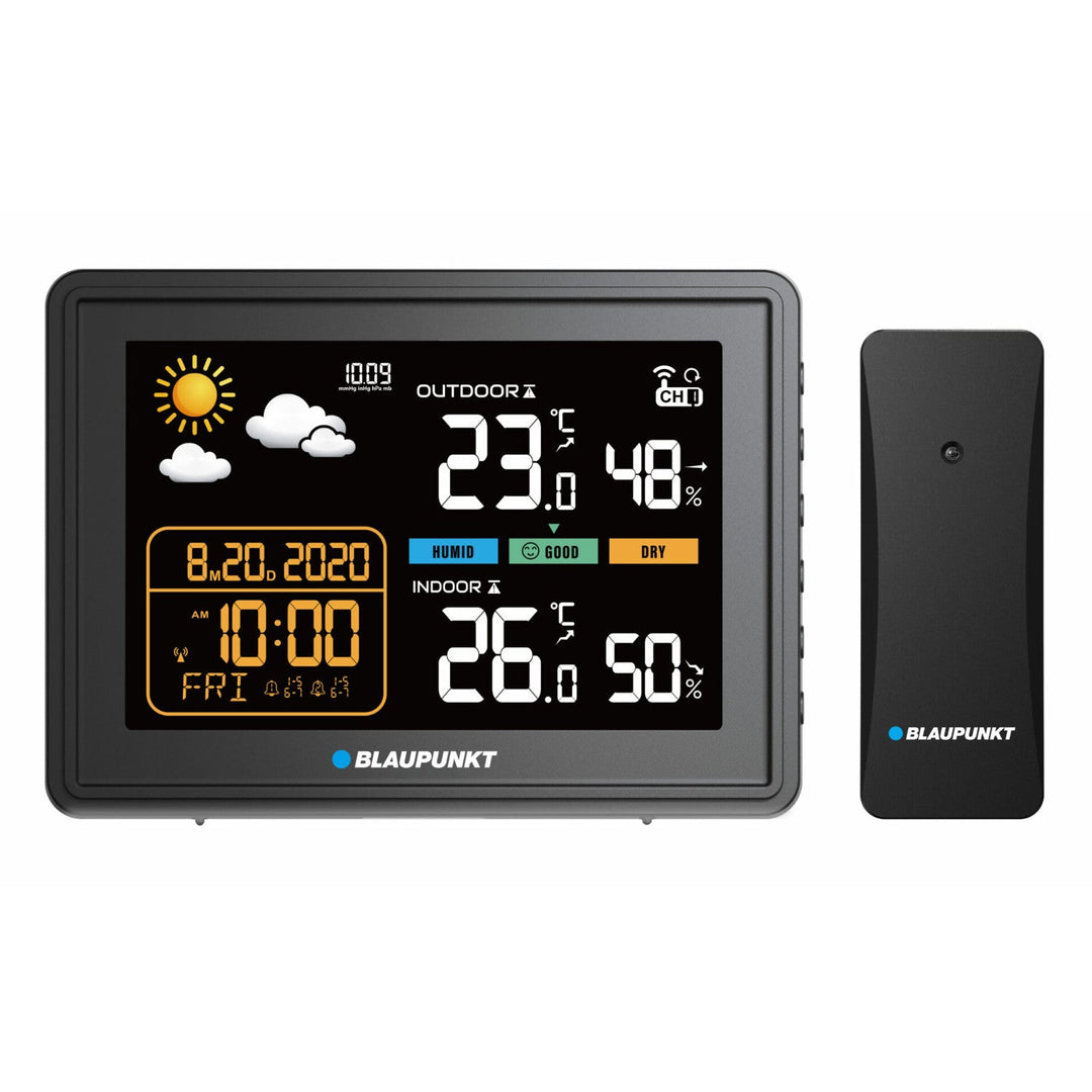 Blaupunkt vremenska stanica, higrometar, tlak, prognoza, WS30BK