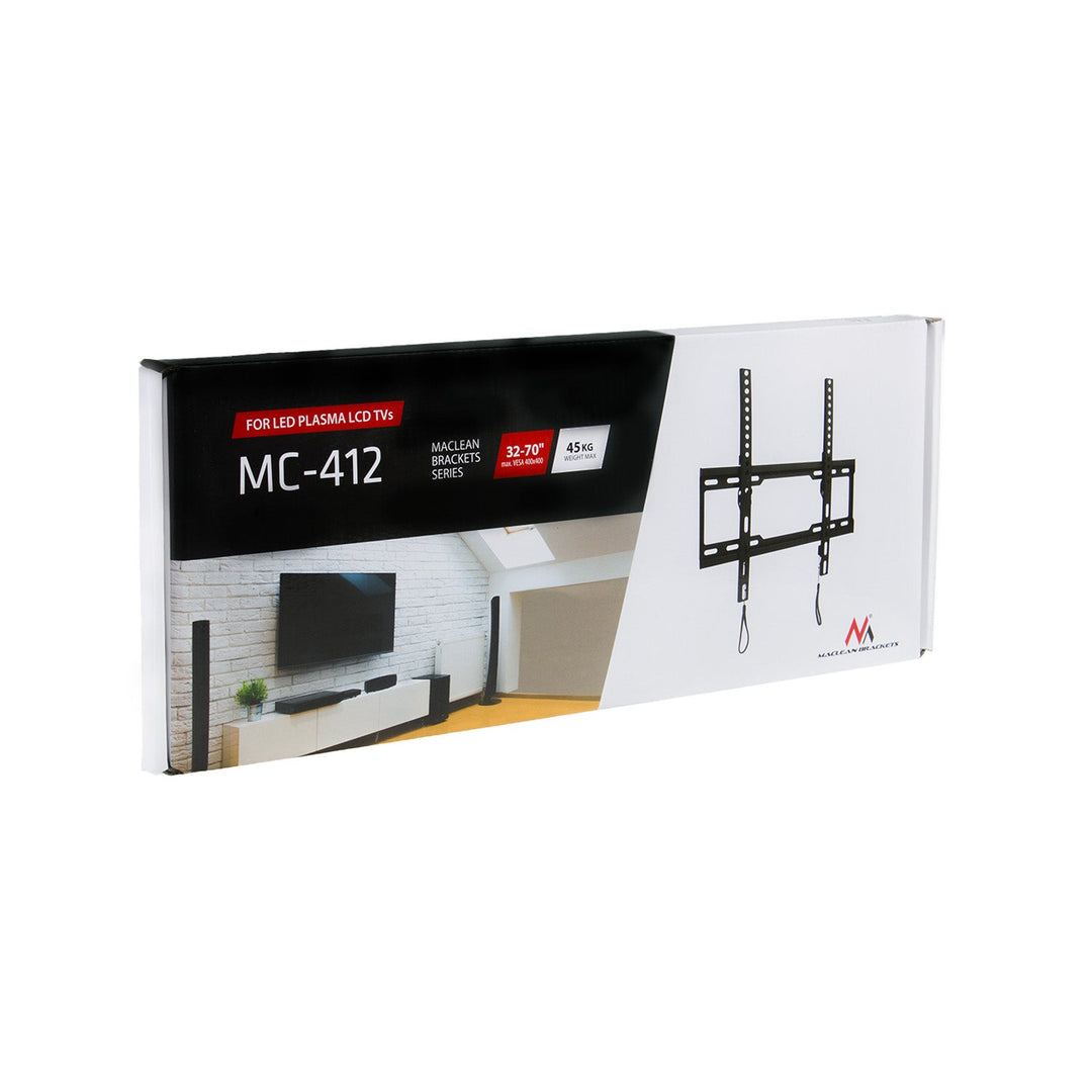 Maclean TV nosač, max. VESA 400x400, 32-70", 45 kg, nagib +0°~-10°, MC-412