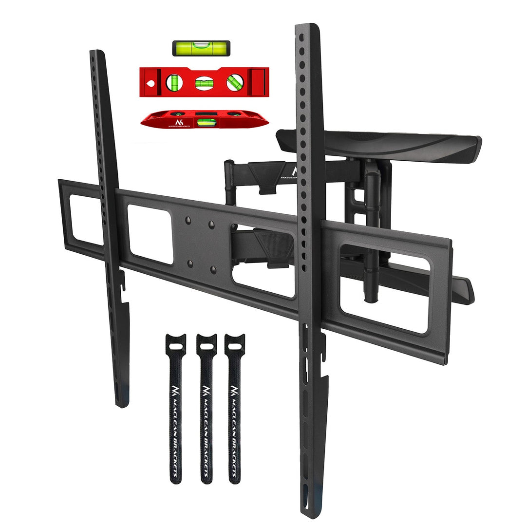 Maclean TV nosač, max. VESA 800x600, 43-100", 80 kg, podešavanje vertikalnog i horizontalnog kuta, profil 50-500 mm, crna, MC-423
