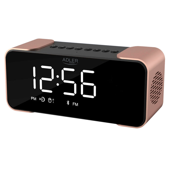 Adler AD 1190 bakreni bežični radio-budilica s LED zaslonom i Bluetooth funkcijom