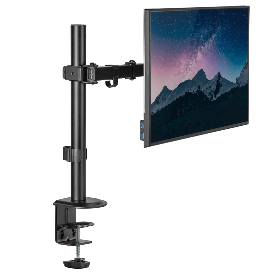 Maclean LCD monitor držač za stol, 17-32", 9 kg, VESA 75x75 i 100x100, dvostruka ruka, MC-753N