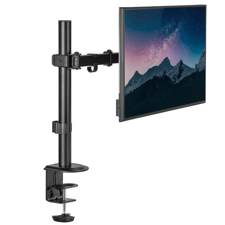 Maclean LCD monitor držač za stol, 17-32", 9 kg, VESA 75x75 i 100x100, dvostruka ruka, MC-753N