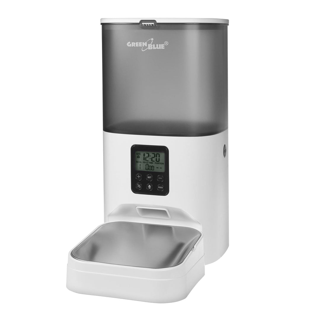 GreenBlue automatski hranitelj za kućne ljubimce, 6 L, USB 5 V 1 A, GB393