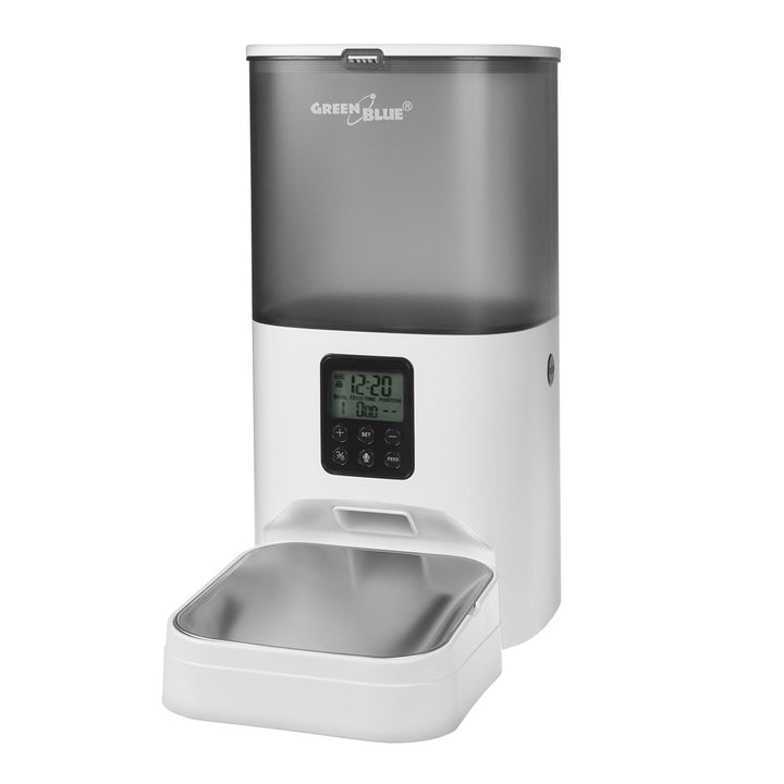 GreenBlue automatski hranitelj za kućne ljubimce, 6 L, USB 5 V 1 A, GB393