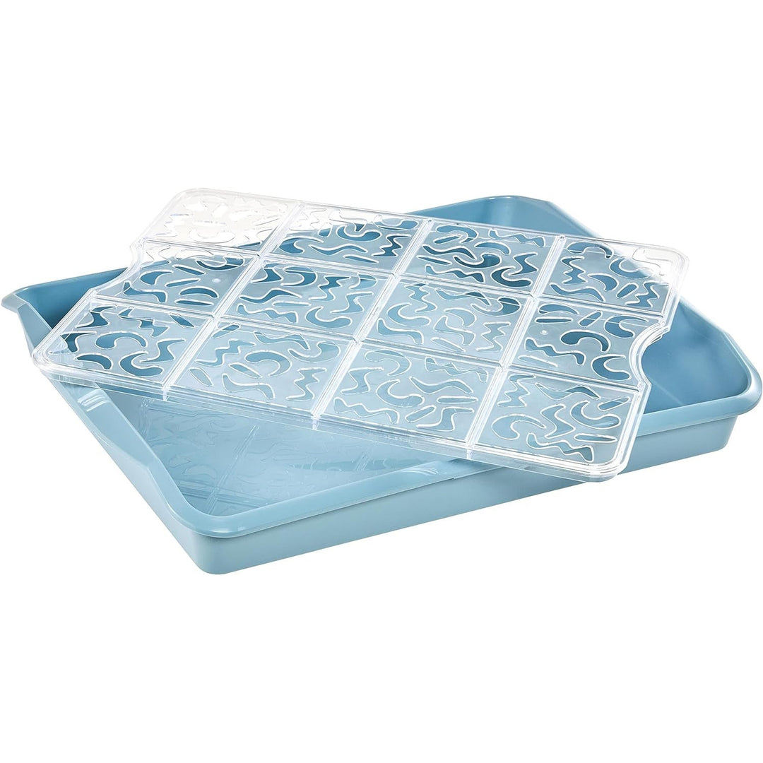 Keeeper Party Butler posuda za tortu, 45x35x11 cm, plava