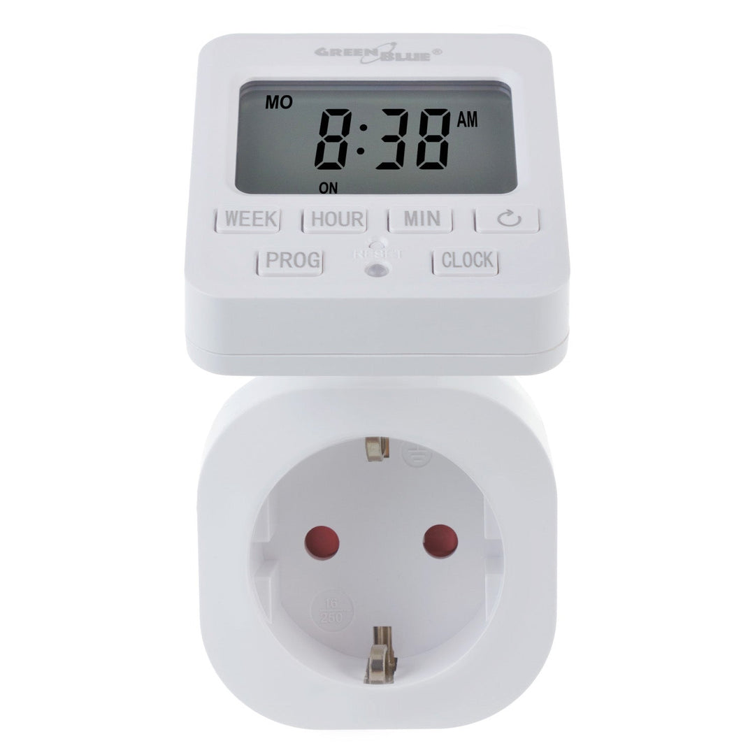 Timer prekidač - GreenBlue digitalni tajmer, maksimalno opterećenje 16 A, IP20, GB605 F