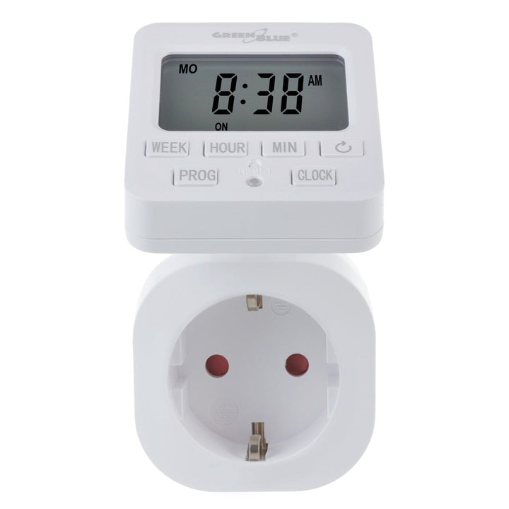 Timer prekidač - GreenBlue digitalni tajmer, maksimalno opterećenje 16 A, IP20, GB605 F