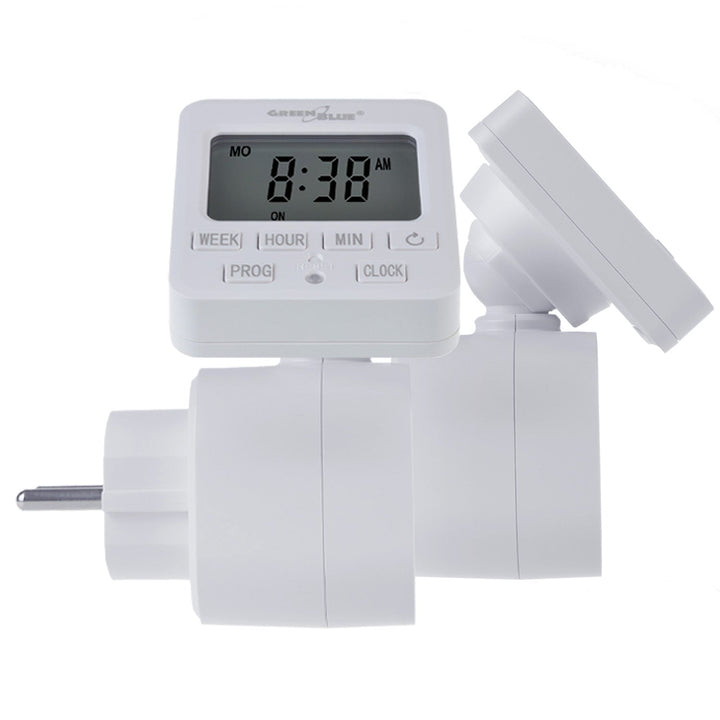 Timer prekidač - GreenBlue digitalni tajmer, maksimalno opterećenje 16 A, IP20, GB605 F
