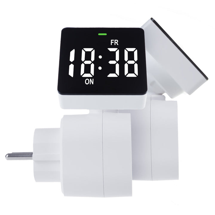 Timer prekidač - GreenBlue digitalni tajmer, maksimalno opterećenje 16 A, IP20, GB610 E
