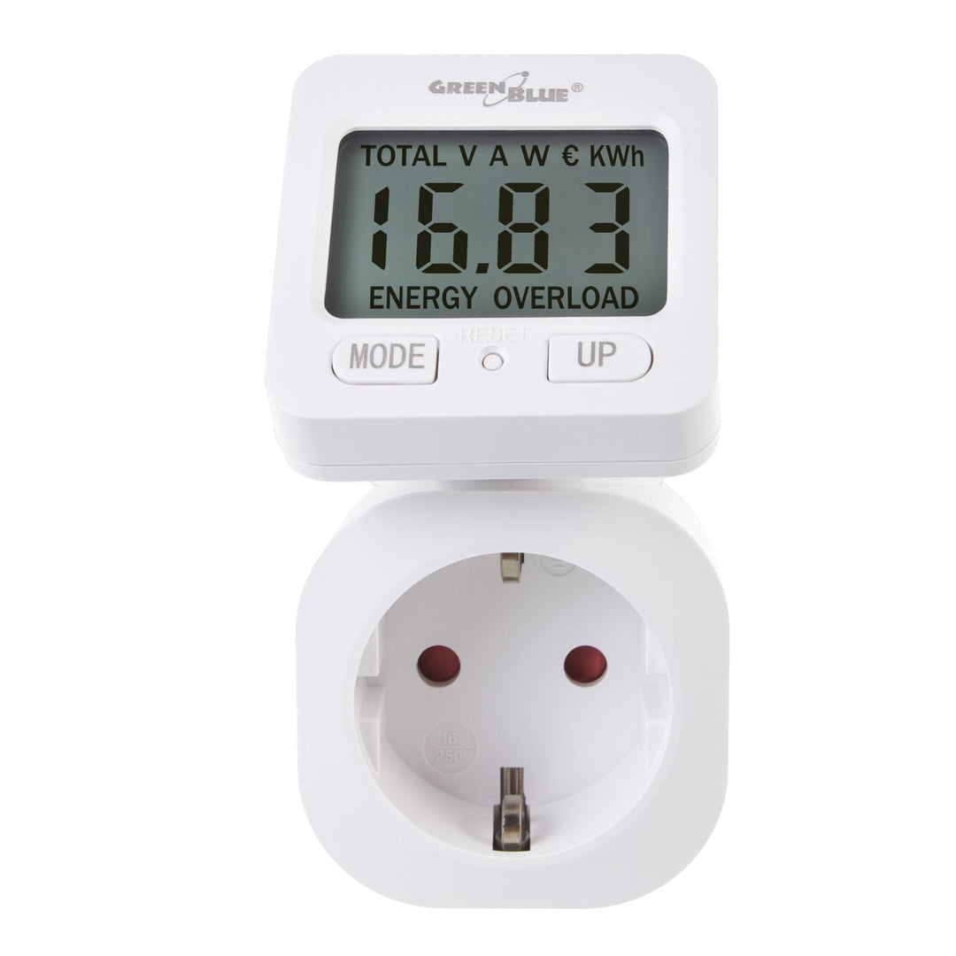 GreenBlue energetski brojilac, vatmetar, 16 A, max. 3680 W, rezervna memorija, GB615 F