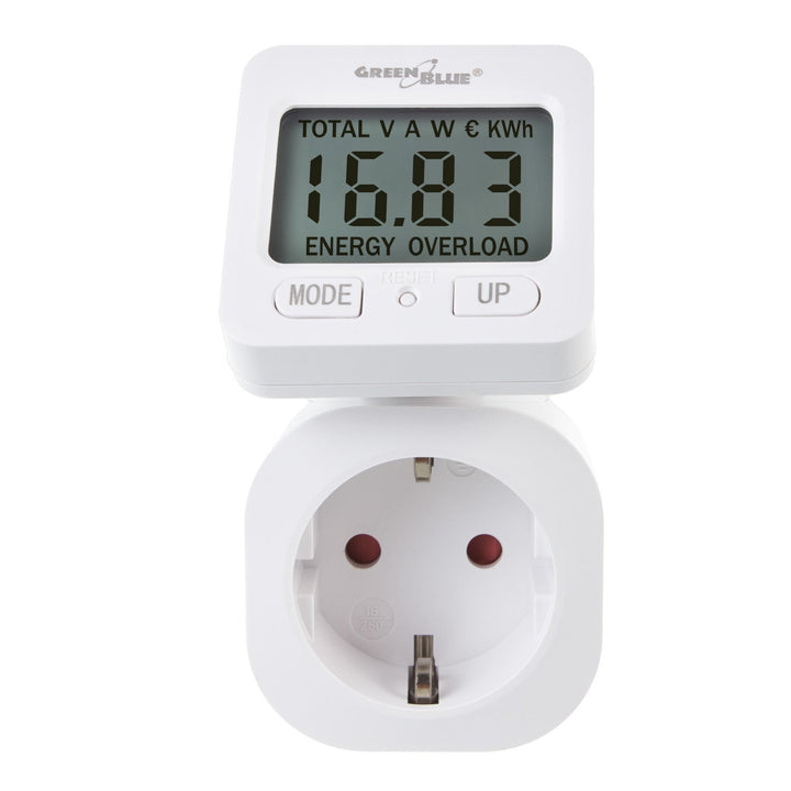 GreenBlue energetski brojilac, vatmetar, 16 A, max. 3680 W, rezervna memorija, GB615 F