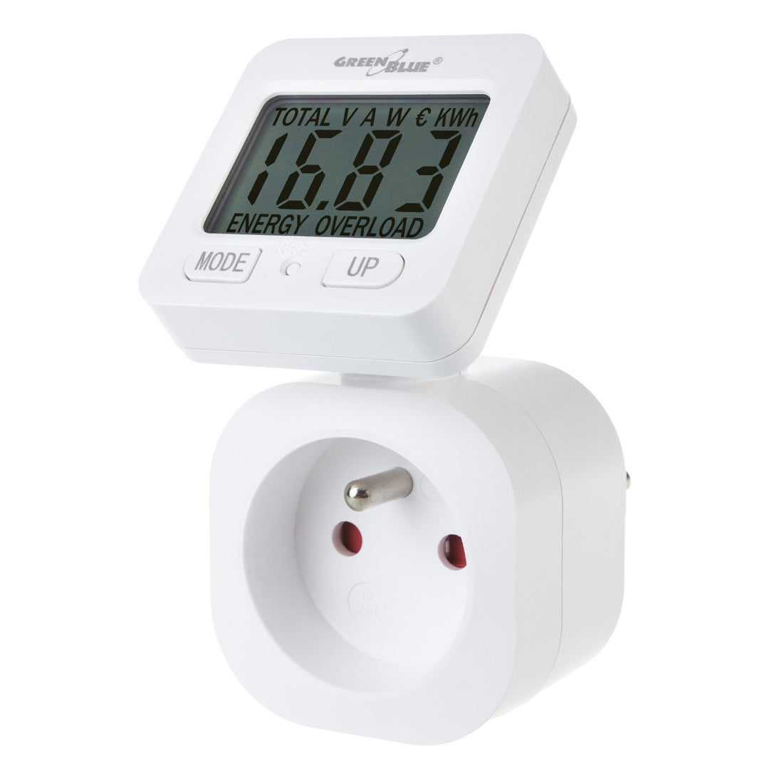 GreenBlue energetski brojilo, vatmetar, 16 A, max. 3680 W, s rezervnom memorijom, GB615 E