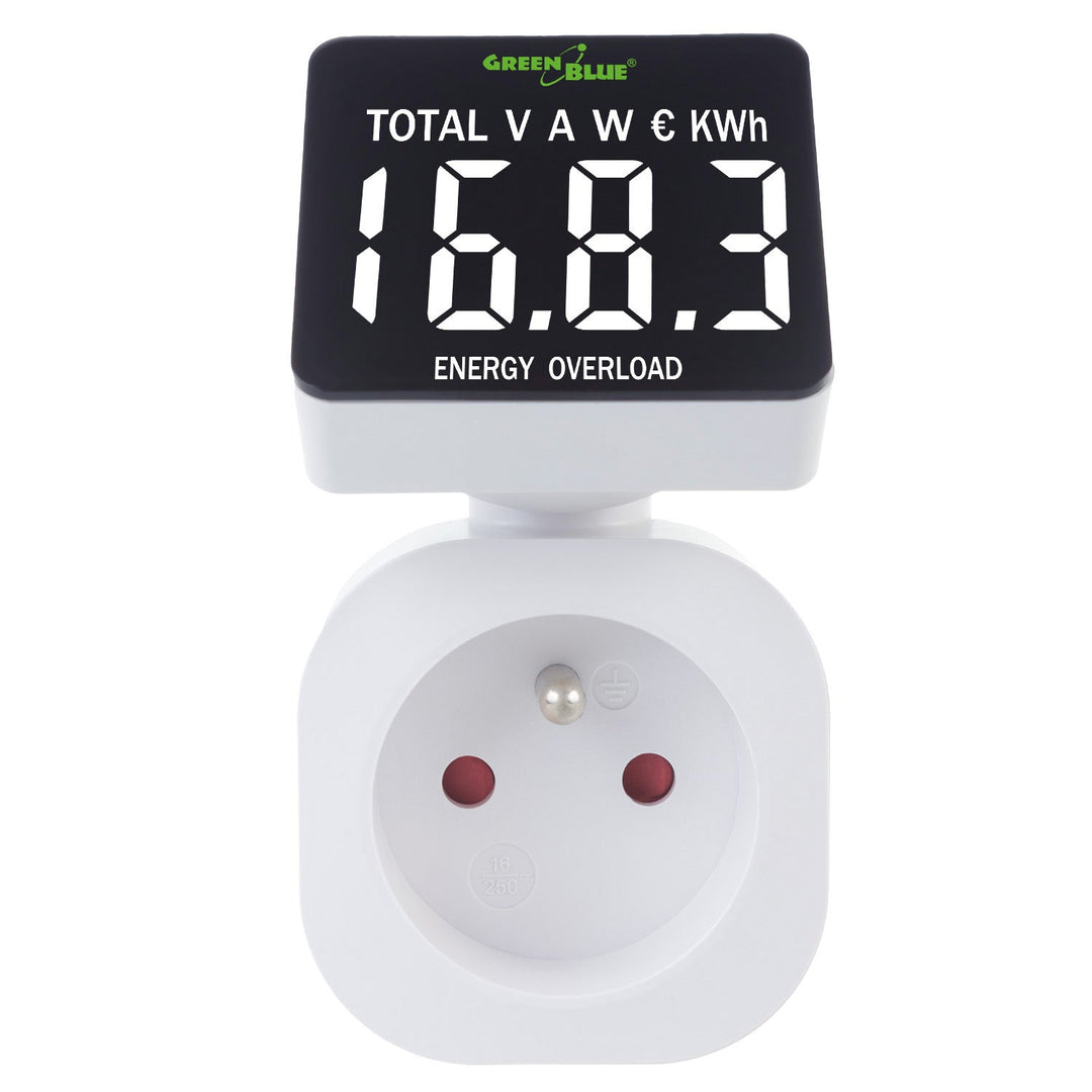 GreenBlue energetski brojilo, vatmetar, 16 A, max. 3680 W, s memorijom, GB620 E
